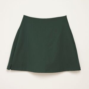 Girlfriend Collective Sport Skort in Moss, XS